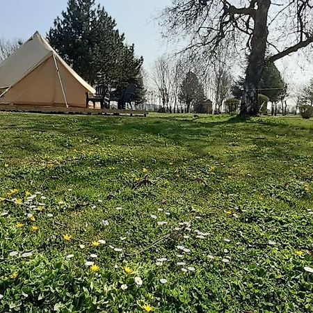 Tente Bell au camping Hautoreille Bannes  Esterno foto