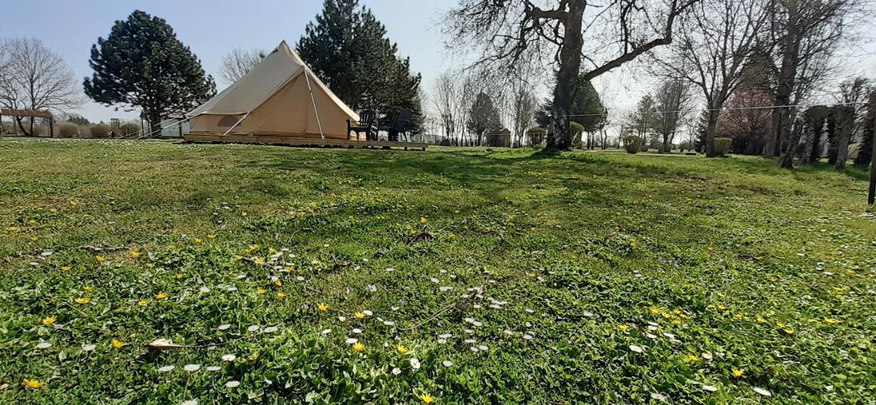 Tente Bell au camping Hautoreille Bannes  Esterno foto