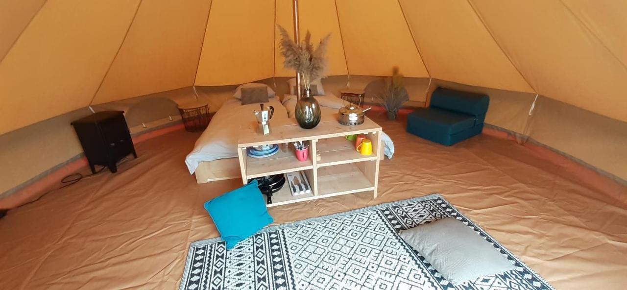 Tente Bell au camping Hautoreille Bannes  Esterno foto
