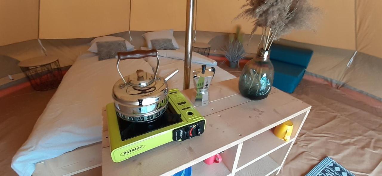 Tente Bell au camping Hautoreille Bannes  Esterno foto